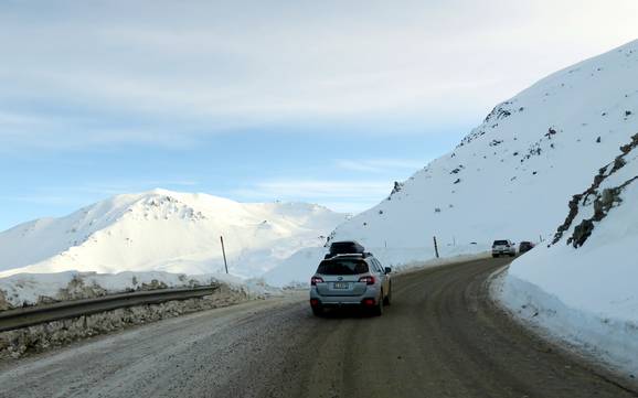 Canterbury: access to ski resorts and parking at ski resorts – Access, Parking Mt. Hutt