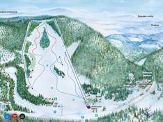 Trail map Drienica