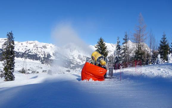 Snow reliability Toggenburg – Snow reliability Wildhaus – Gamserrugg (Toggenburg)