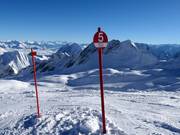 Clear slope marking