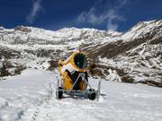 Snowmaking system in Pfelders