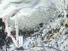 Trail map Volda Skisenter