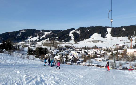 Skiing near Weitnau