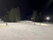 Night skiing