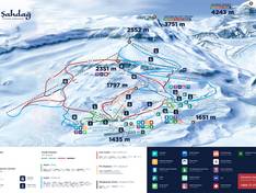 Trail map Shahdag (Şahdağ)