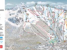 Trail map Catedral Alta Patagonia