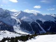 View from Birgitzköpfl to Hoadl and Pleisen