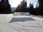 Slope signage in the Černá hora ski area