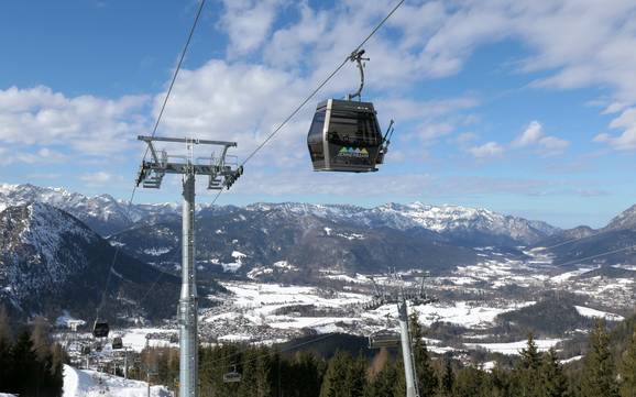 Highest base station in the Berchtesgaden Alps – ski resort Jenner – Schönau am Königssee