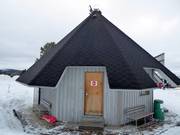 Well-maintained sanitary facilities in the Ounasvaara ski area