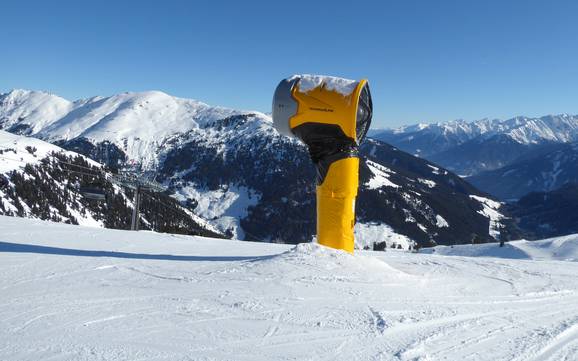 Snow reliability Zell-Gerlos – Snow reliability Zillertal Arena – Zell am Ziller/Gerlos/Königsleiten/Hochkrimml