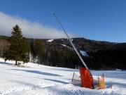 Snow lance in the Hochficht ski resort