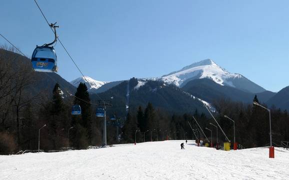 Blagoevgrad: size of the ski resorts – Size Bansko