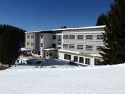 Hotel Alpenrose in the middle of the ski area, right next to the slope