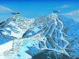 Trail map Klínovec (Keilberg)