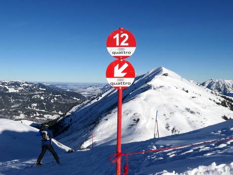 Oberstdorf: orientation within ski resorts – Orientation Fellhorn/Kanzelwand – Oberstdorf/Riezlern