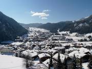 View of the accommodations in Corvara
