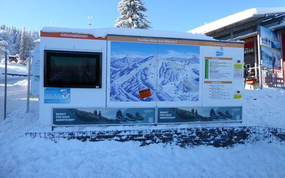 Almberg-Haidel-Dreisessel: orientation within ski resorts – Orientation Mitterdorf – Almberg