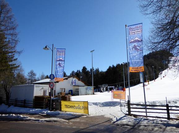 A warm welcome at the Dorflift Deutschnofen