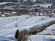 Cross-country skiing in Lenggries