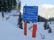 Slope signage in Hochoetz