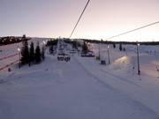 Night skiing