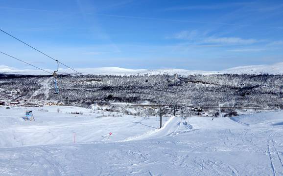Highest ski resort in the Funäsfjällen – ski resort Tänndalen