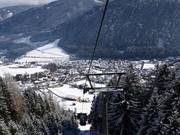 Fulpmes below the Kreuzjochbahn