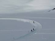 The cross-country trails in Kaiserwinkl run right past the ski area.