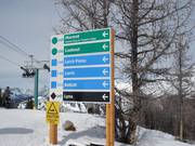 Slope signage