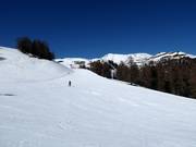 View from the valley run up to the Watles