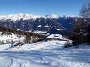 View of the mountain station of the Rosskopf gondola lift