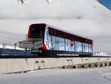 Standseilbahn Höhenweg-Weissfluhjoch 2. Sektion Parsennbahn