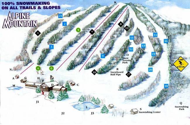 Alpine Mountain Ski & Snow Tubing Center Alpine Mountain Ski & Snow Tubing Center