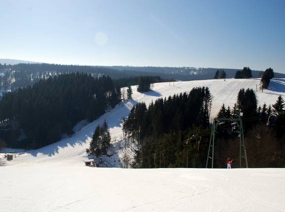 Wide slopes and drag lifts - the Postwiese