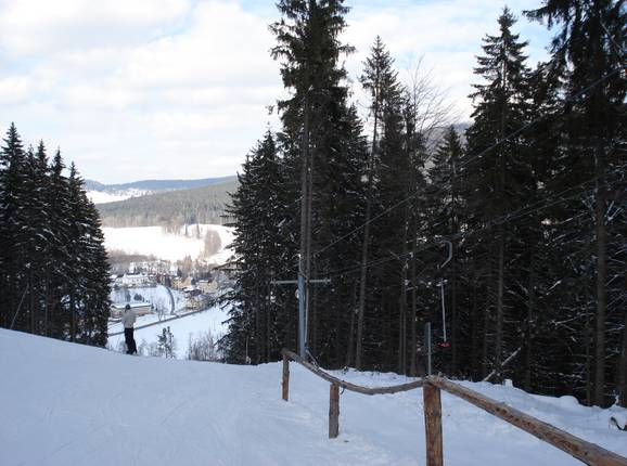 Horní Vltavice vlek - J-bar