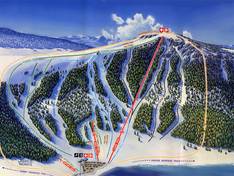 Trail map Meadowlark Ski Lodge