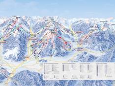 Trail map Rodel Jet – Flachau