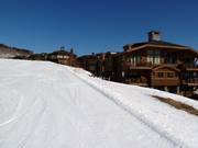 Holiday homes along the slope