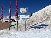 Signage at the mid-station