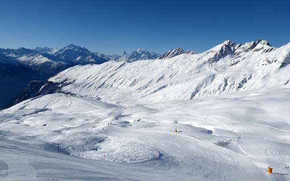 Biggest height difference in the Magic Pass area of validity – ski resort Belalp – Blatten