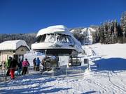 Sunburst Express - 4pers. High speed chairlift (detachable) with bubble