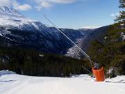 Snow lance in the Gaustablikk ski resort