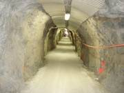 Ski tunnel at Pic Blanc