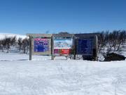 Information at the mountain station