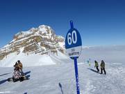 Slope marking in Madonna di Campiglio