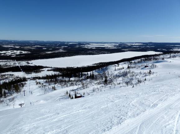 View from Dundret over Lake Harrträsket