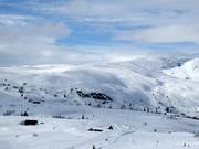 View over the Voss Resort ski area
