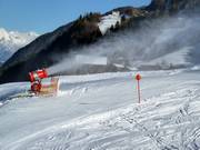 High-performance snow cannon at Venet