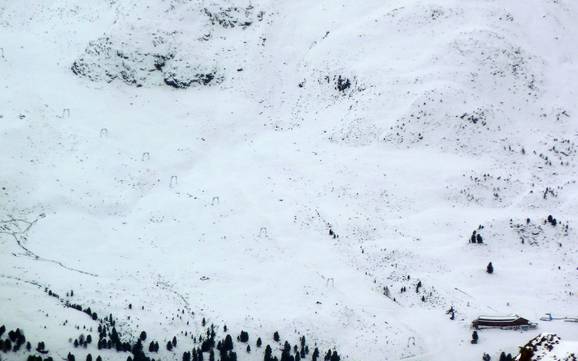 Highest base station on the Reschen Pass (Passo di Resia) – ski resort Maseben – Langtaufers (Vallelunga)